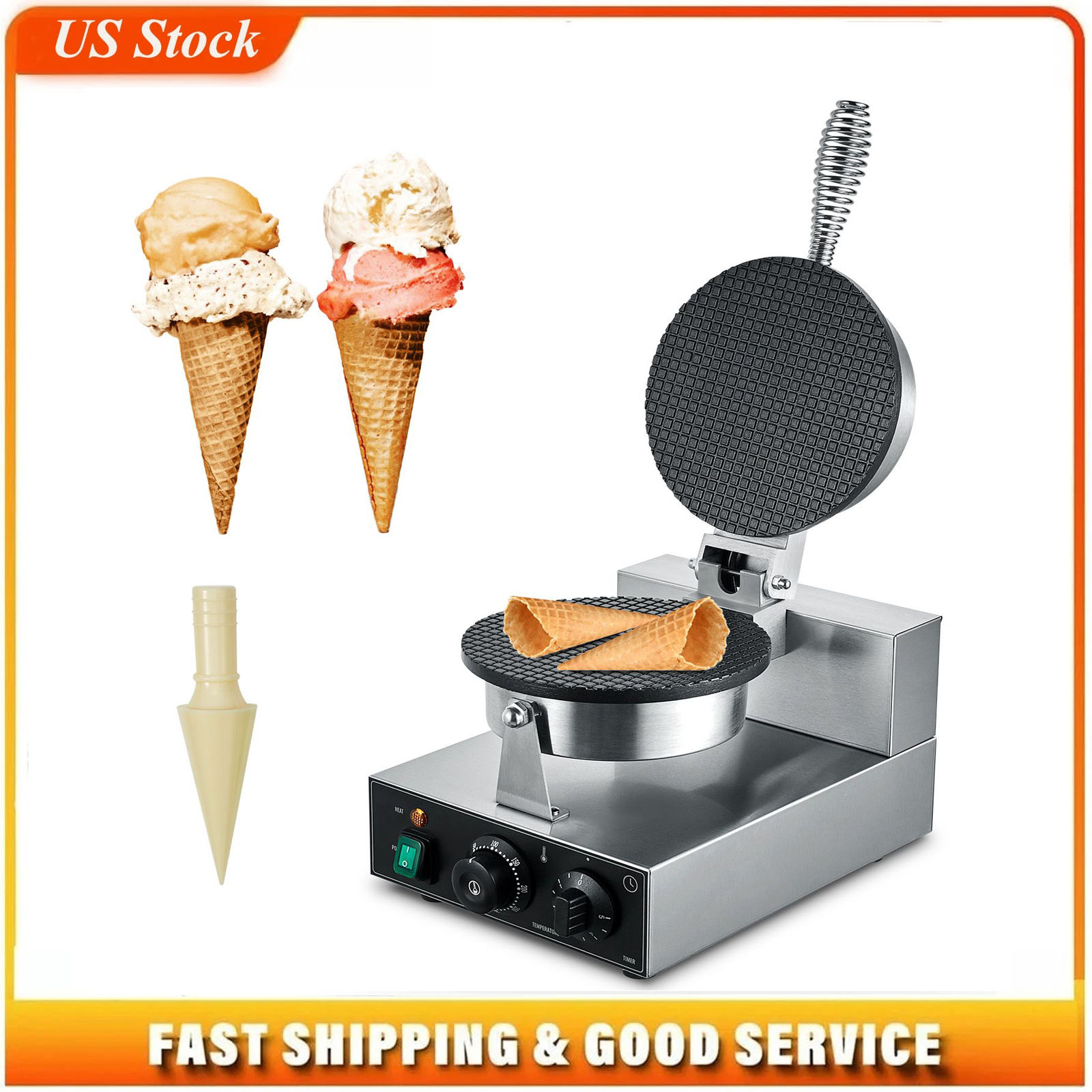 Electric Ice Cream Cone Maker, – Waffle Cone Maker Bewertung und Preis