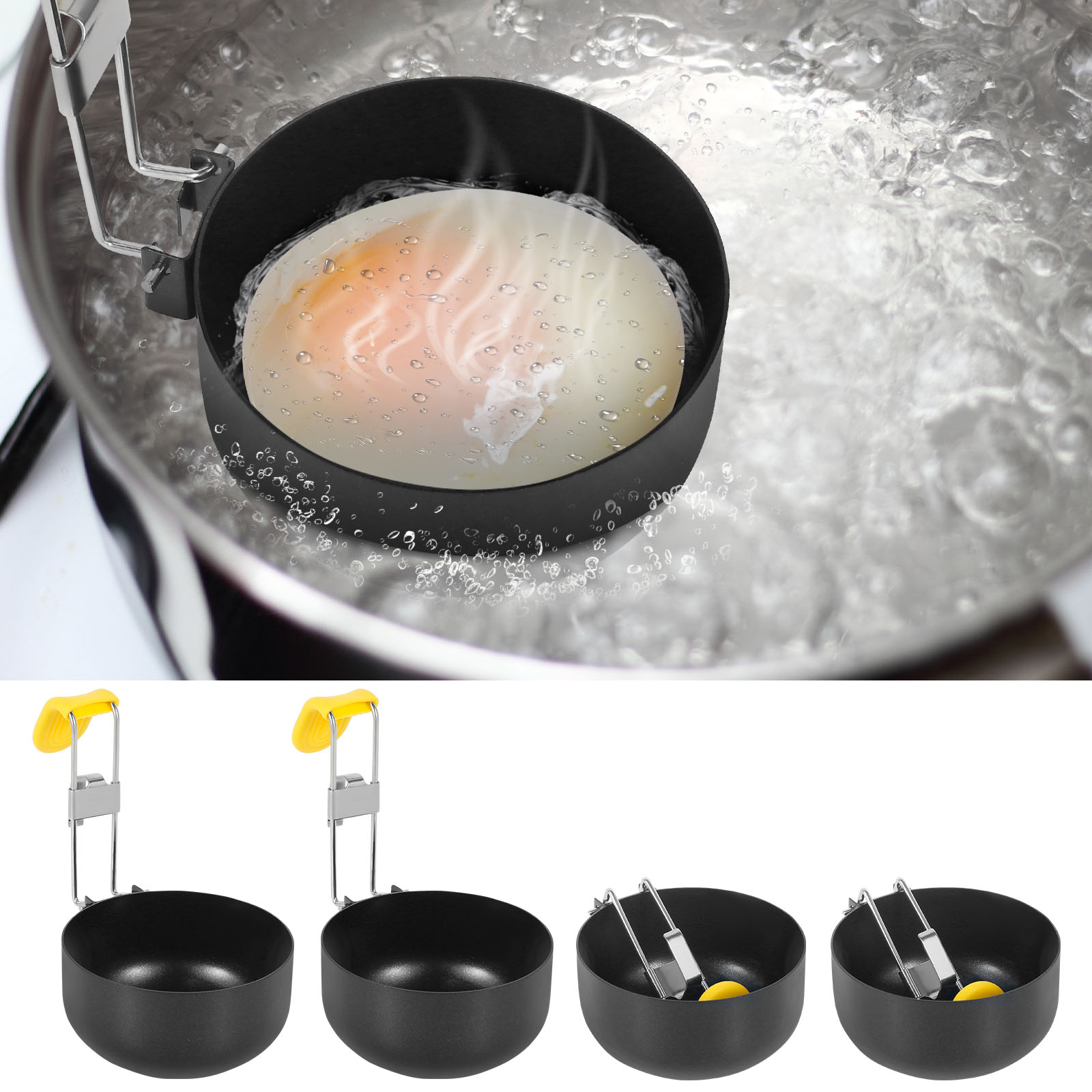 4 Pack Stainless Steel Egg Poa – Mini Pancake Griddle Bewertung und Preis